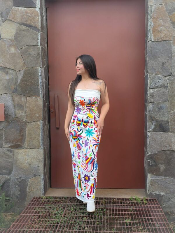 Vestido blanco talla Mediana - Imagen 4