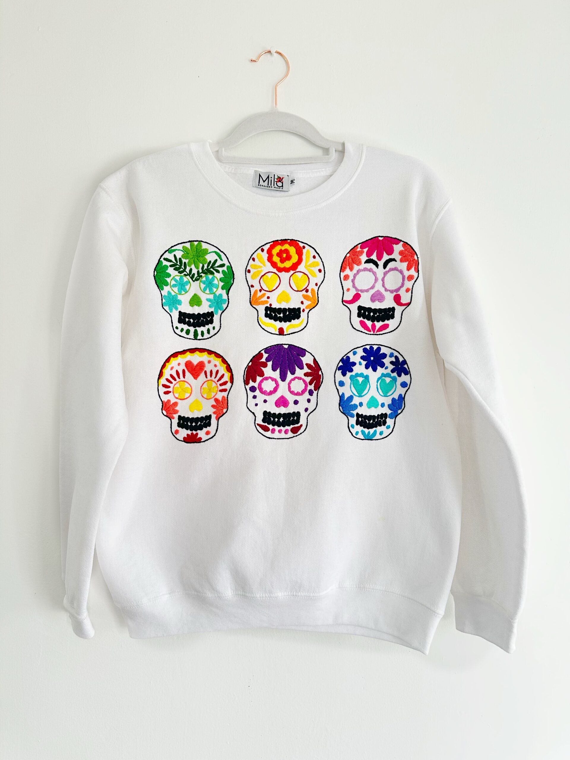 Sudadera Calaveras Mujer talla Mediana