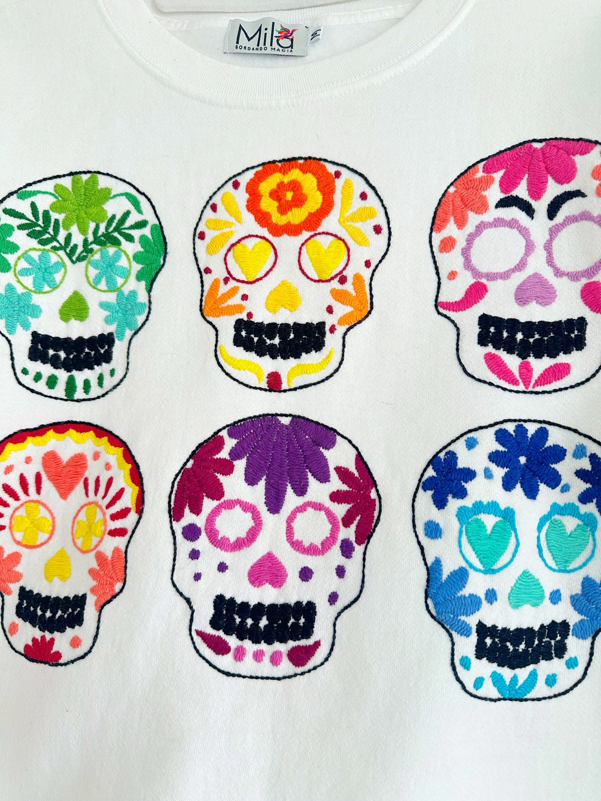 Sudadera Calaveras Mujer talla Mediana - Imagen 2