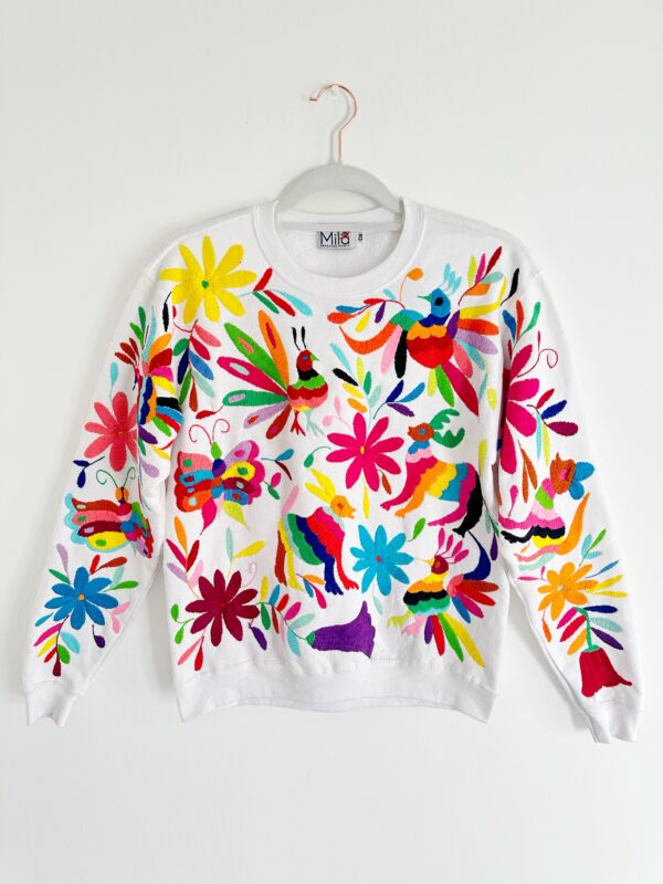 Sudadera blanca Mujer Talla Chica