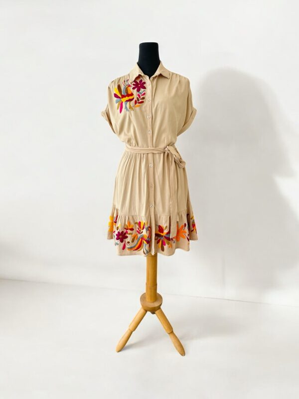 Vestido de Lino talla Grande - Imagen 3