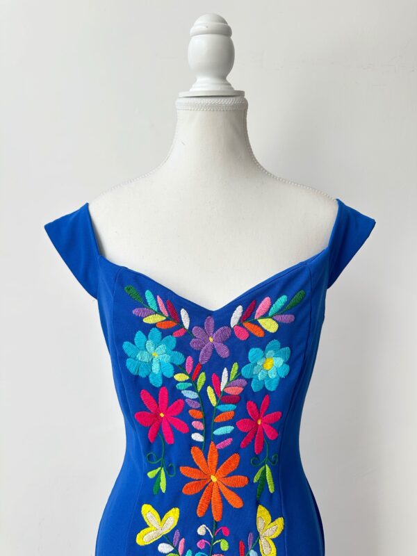 Vestido Catalina Azul Rey talla Mediana - Imagen 2