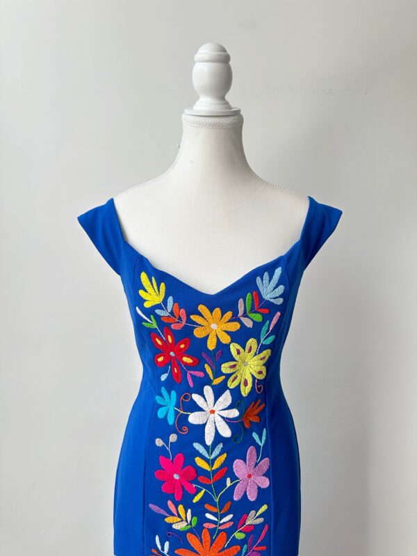 Vestido Catalina Azul Rey talla Chica - Imagen 2
