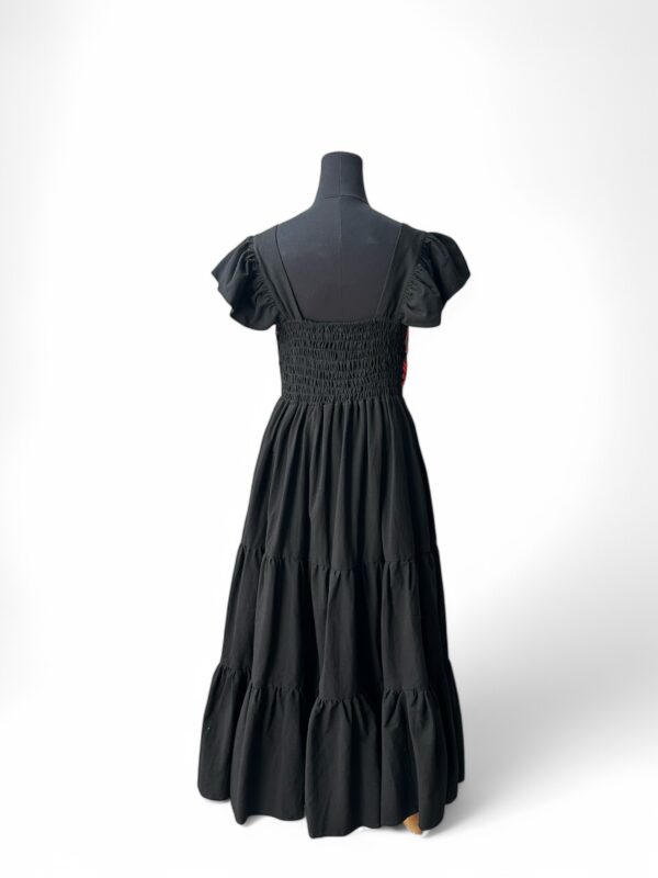 Vestido Campirano Negro talla Grande - Imagen 2