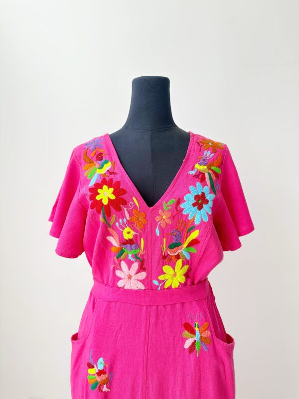 Vestido de Lino Talla Extra Grande - Imagen 2