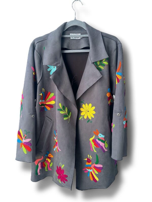 Chaqueta Gris Talla Extra Grande