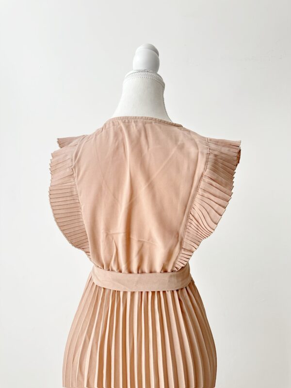 Vestido Beige Talla Chica - Imagen 3
