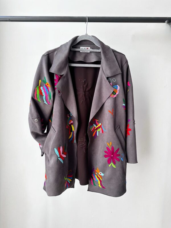 Chaqueta Gris Talla Extra Grande