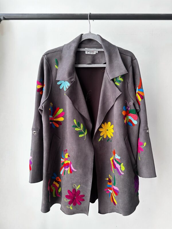Chaqueta Gris Talla Extra Grande