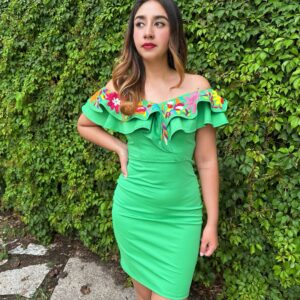 Vestido Verde Talla Chica