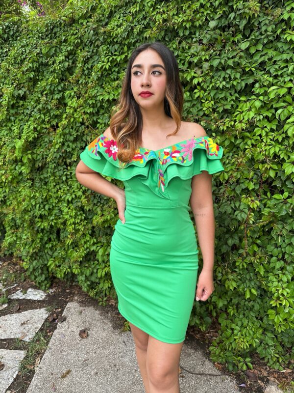 Vestido Verde Talla Chica