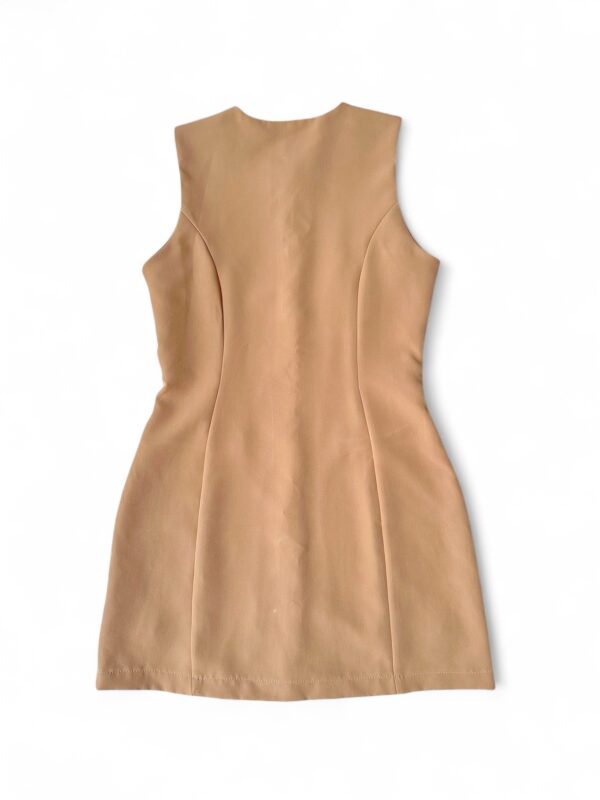 Vestido Beige Talla Chica - Imagen 3