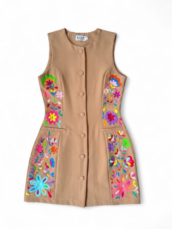 Vestido Beige Talla Mediana