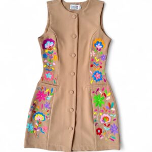 Vestido Beige Talla Chica