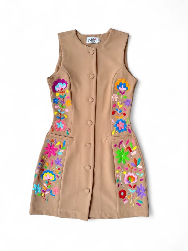 Vestido Beige Talla Chica