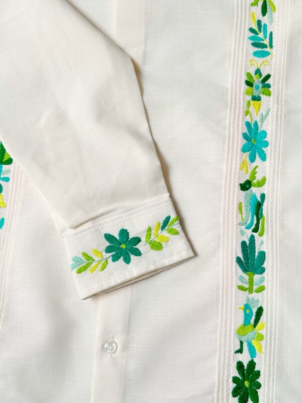 Guayabera Lino Color Hueso Chica - Imagen 2
