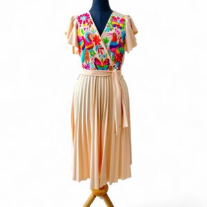 Vestido Color Hueso Talla Mediana