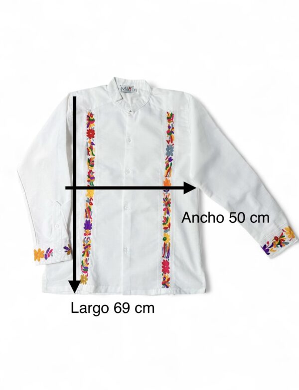 Guayabera Lino Talla Chica - Imagen 4
