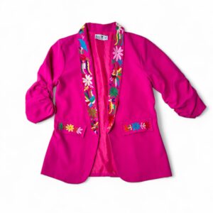 Blazer Rosa Talla Grande
