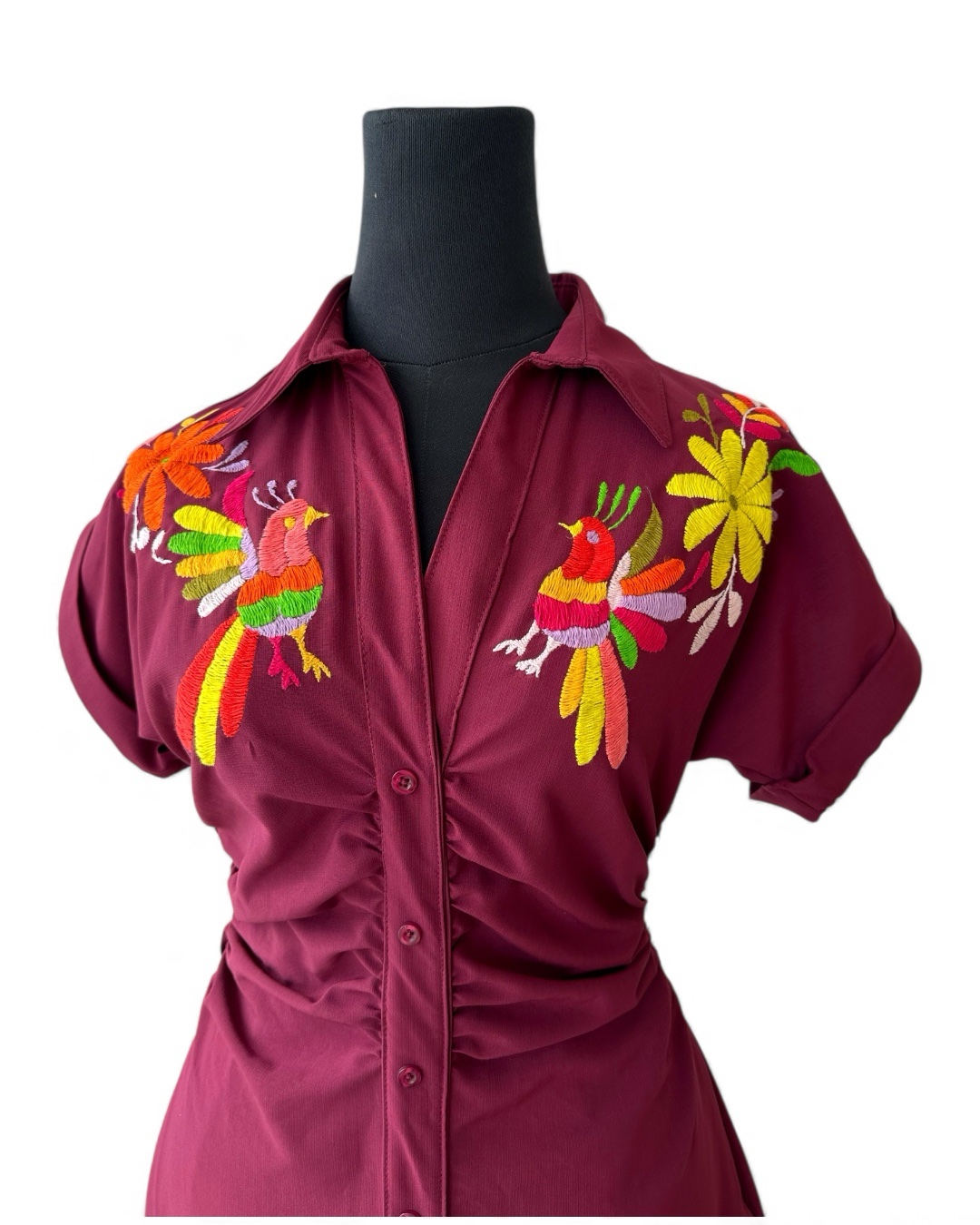 Vestido tinto Talla Chica - Imagen 2