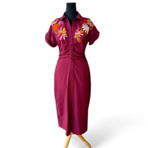 Vestido Tinto Talla Mediana