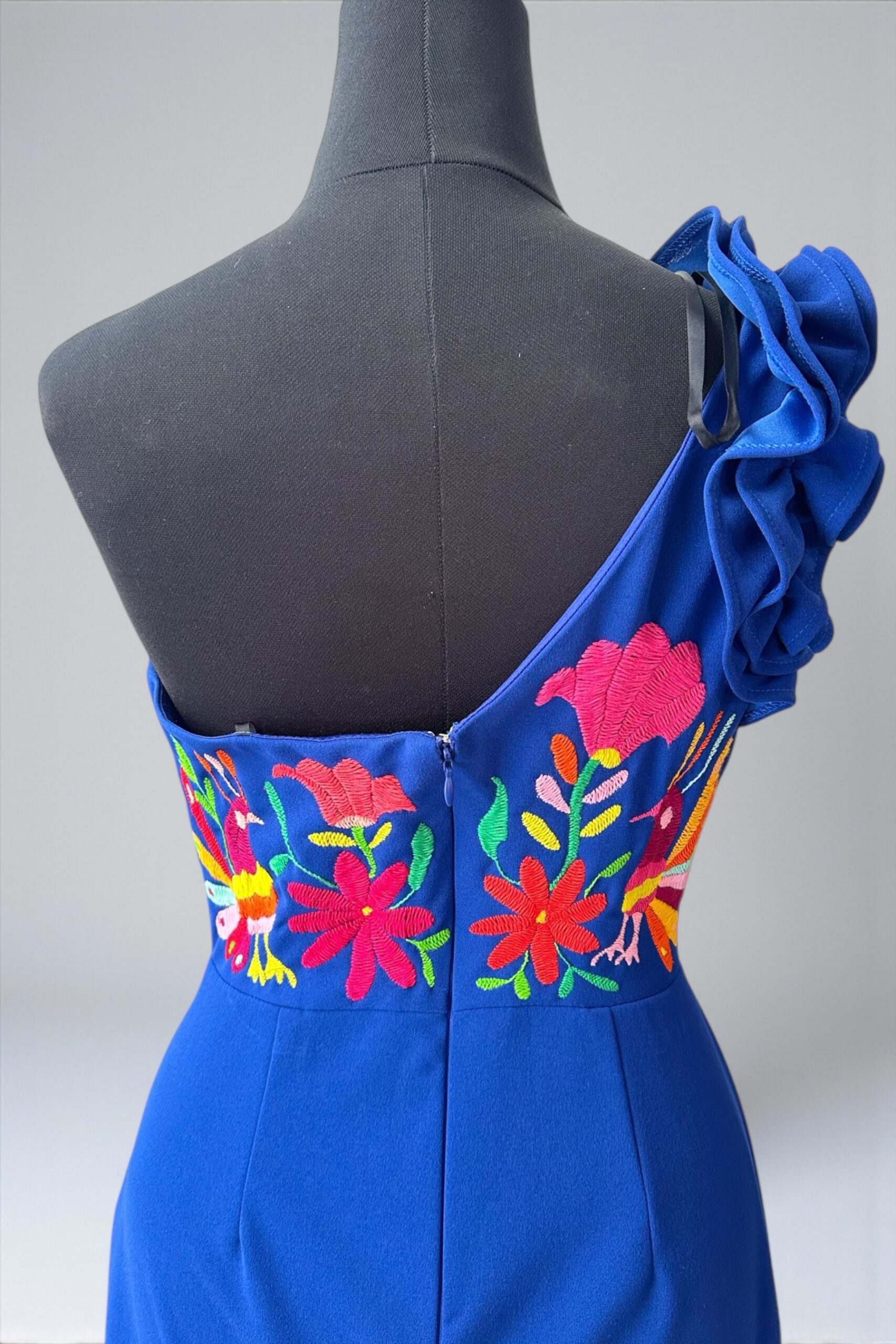 Vestido Azul Rey Talla Mediana - Imagen 4