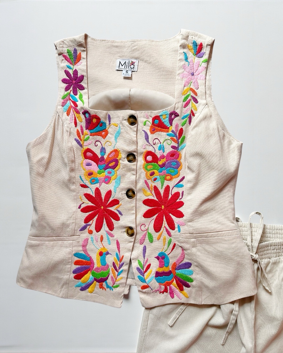 Conjunto de Lino Talla Grande - Imagen 2