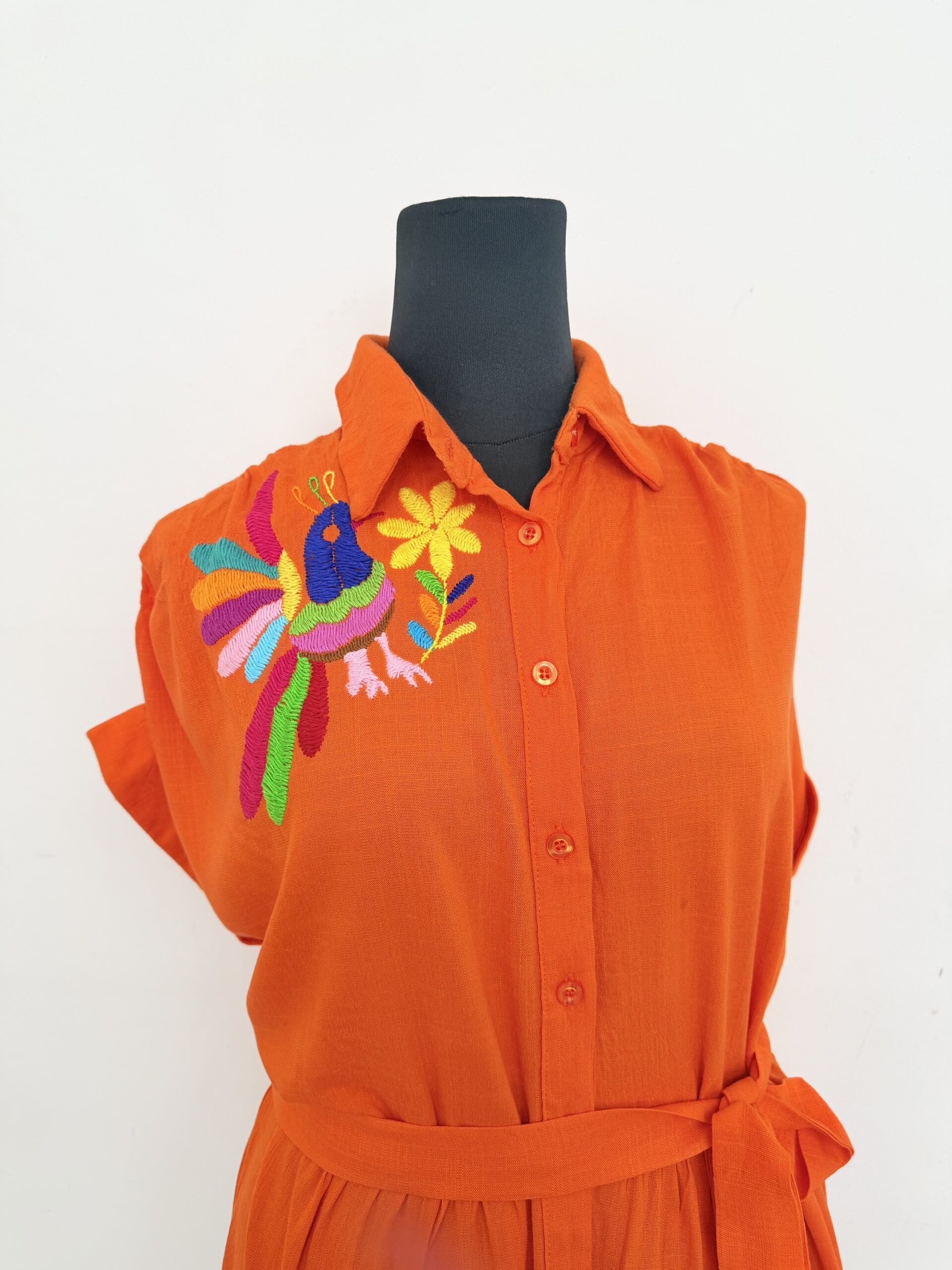 Vestido Camisero Talla Mediana - Imagen 4