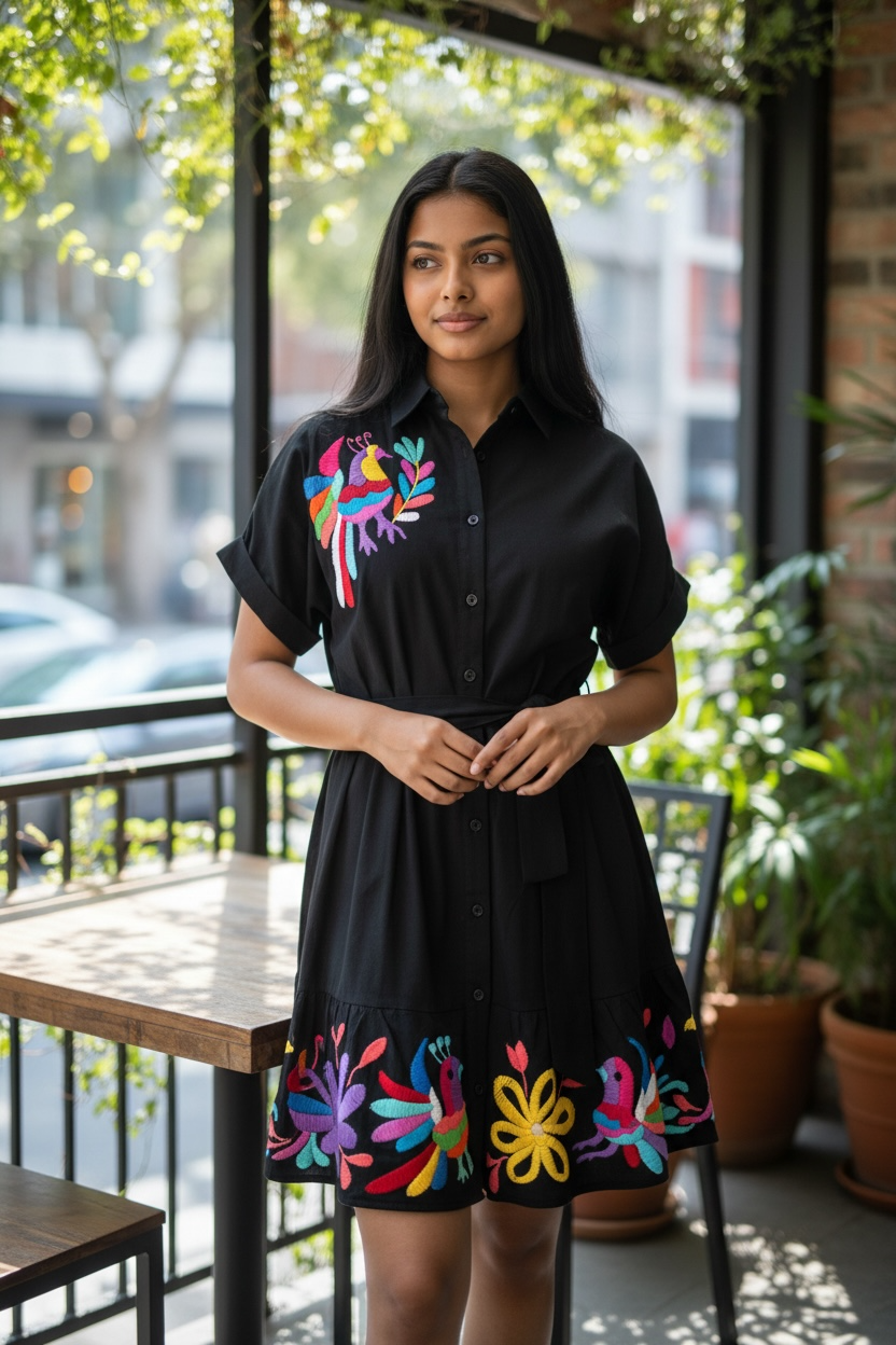 Vestido Camisero Talla Chica