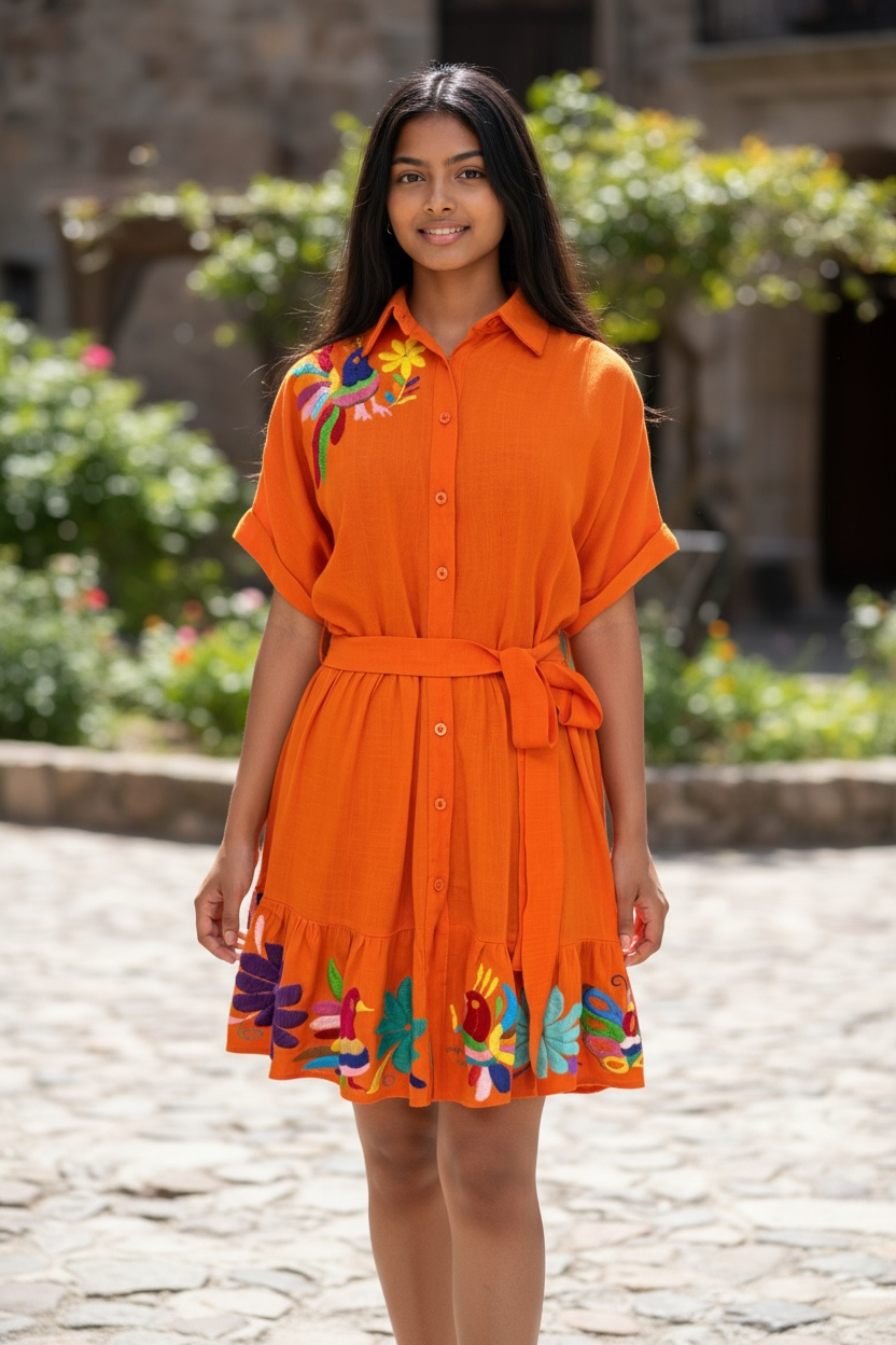 Vestido Camisero Talla Mediana