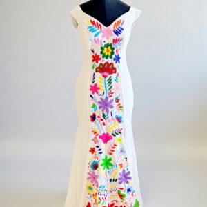 Vestido Blanco Talla Mediana.