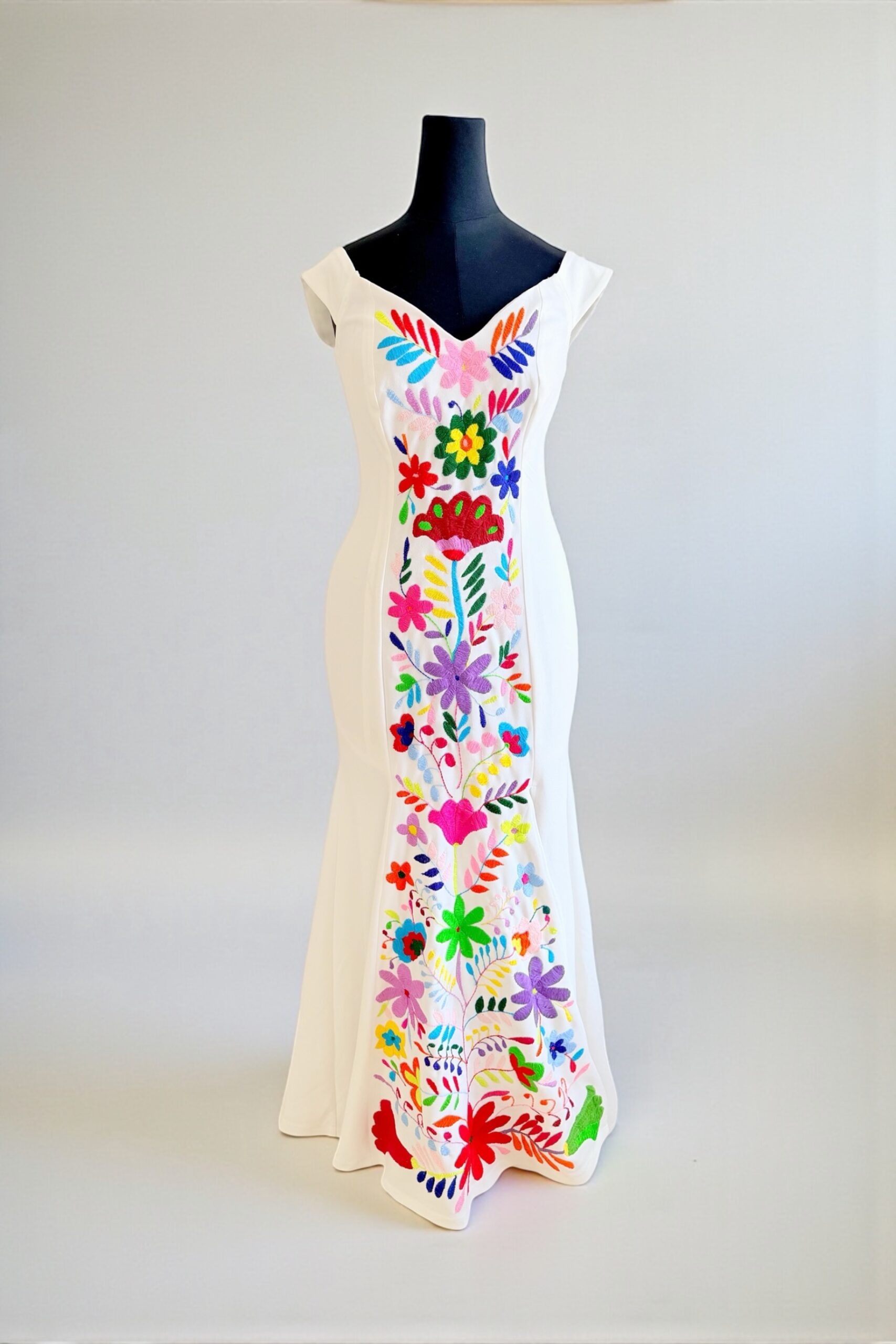 Vestido Blanco Talla Mediana.