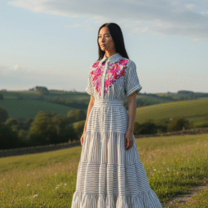Vestido Campirano Talla chica/Mediana