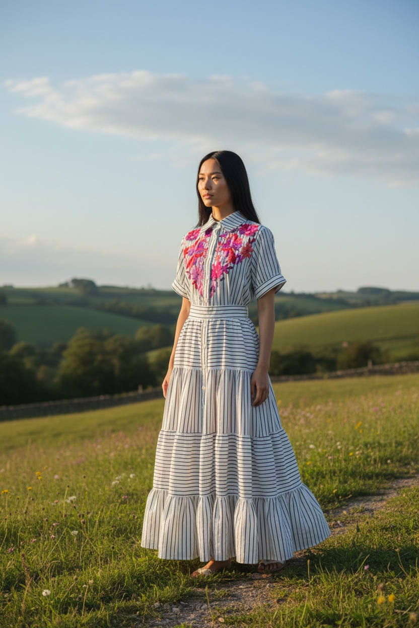Vestido Campirano Talla chica/Mediana