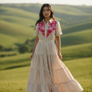 Vestido Campirano Talla Chico/Mediano