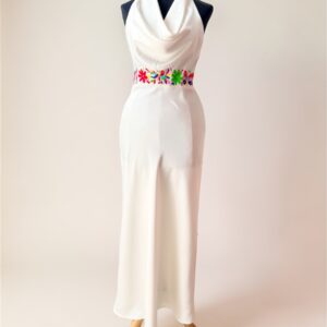 Vestido Satinado Talla Chica