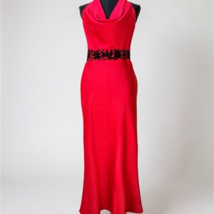 Vestido Satinado Talla Grande