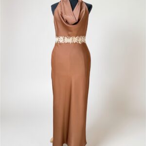 Vestido Satinado Talla Grande