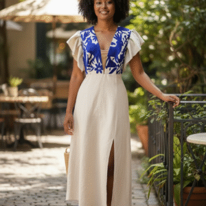 Vestido de lino Talla Grande