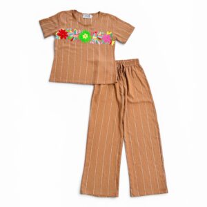 Conjunto de Blusa y Pantalón Talla Grande