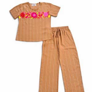 Conjunto de Blusa y Pantalón Talla Extra Grande