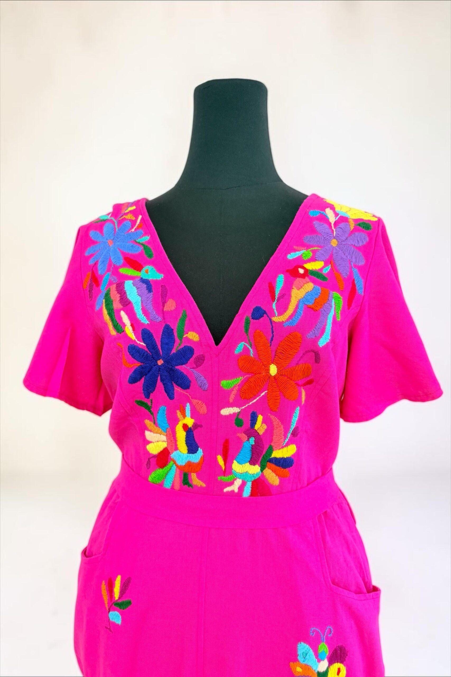 Vestido de Lino Talla Grande - Imagen 2