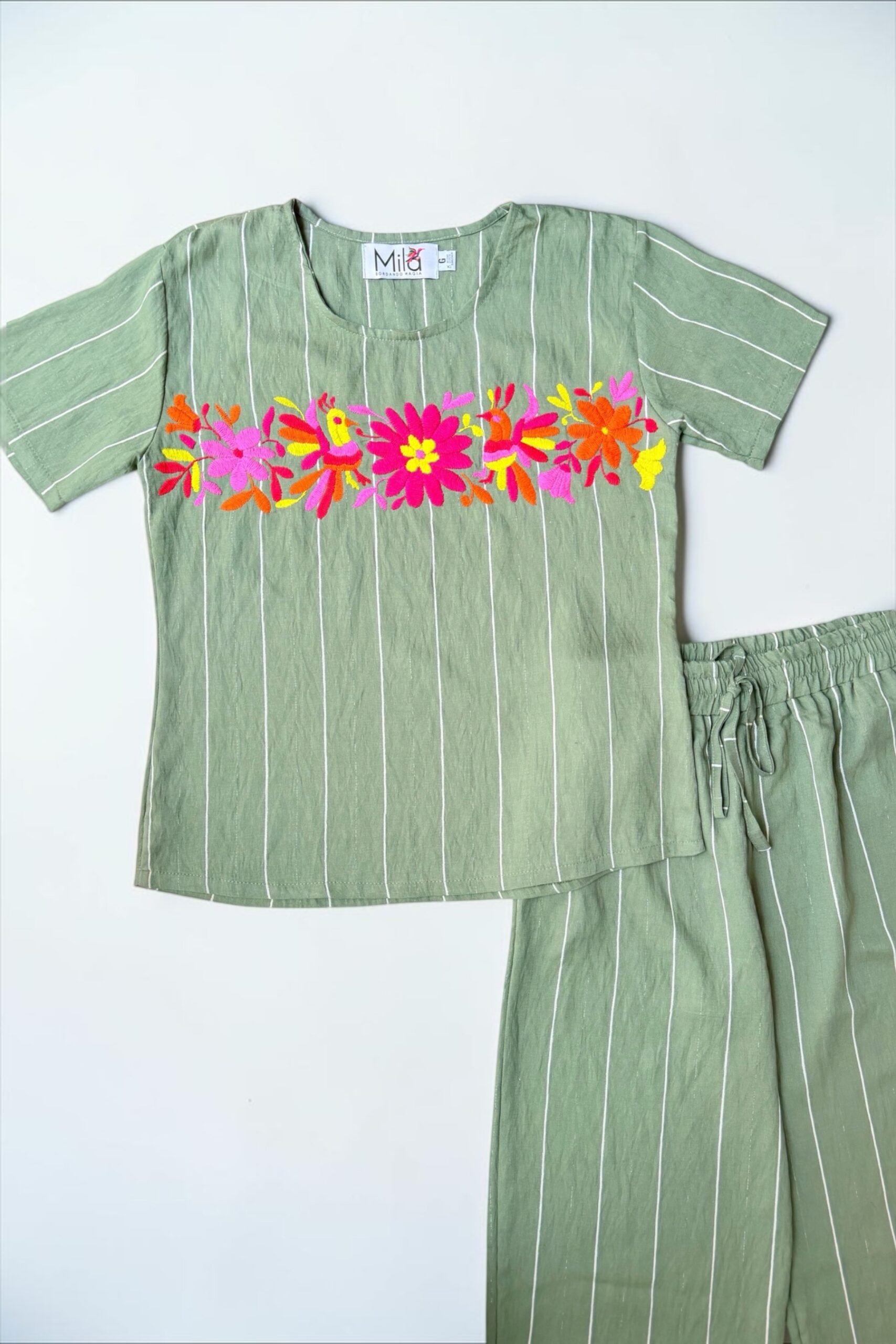 Conjunto de Blusa y Pantalón Talla Grande - Imagen 2