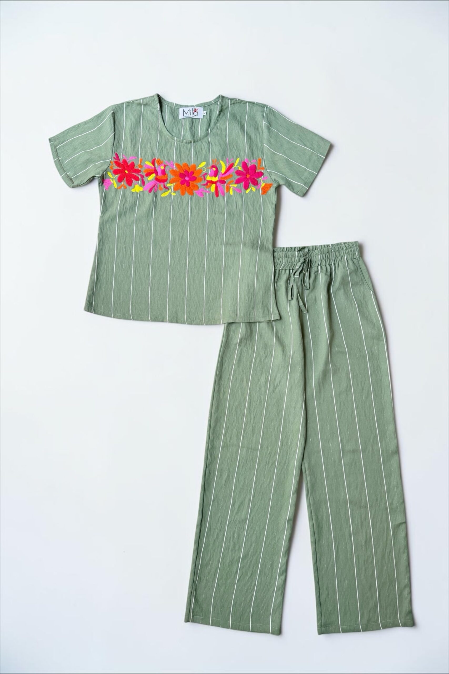 Conjunto de Blusa y Pantalón Talla Extra Grande