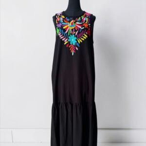 Vestido De Lino Talla Grande