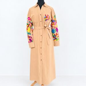 Vestido Camisero Lino Talla Mediana/Grande